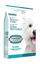 Cargar imagen en el visor de la galería, Saco de alimento para perros Oven-Baked Tradition Dog Care Dental para adultos de raza pequeña sabor pescado para el cuidado de dientes y encías. formato 4.54 kg."