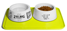 Cargar imagen en el visor de la galería, ZeeMat Lime es una alfombra para colocar el plato de comida de su perro