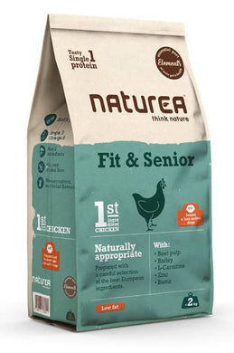 Naturea alimento para perros fit y senior mascotas pollo