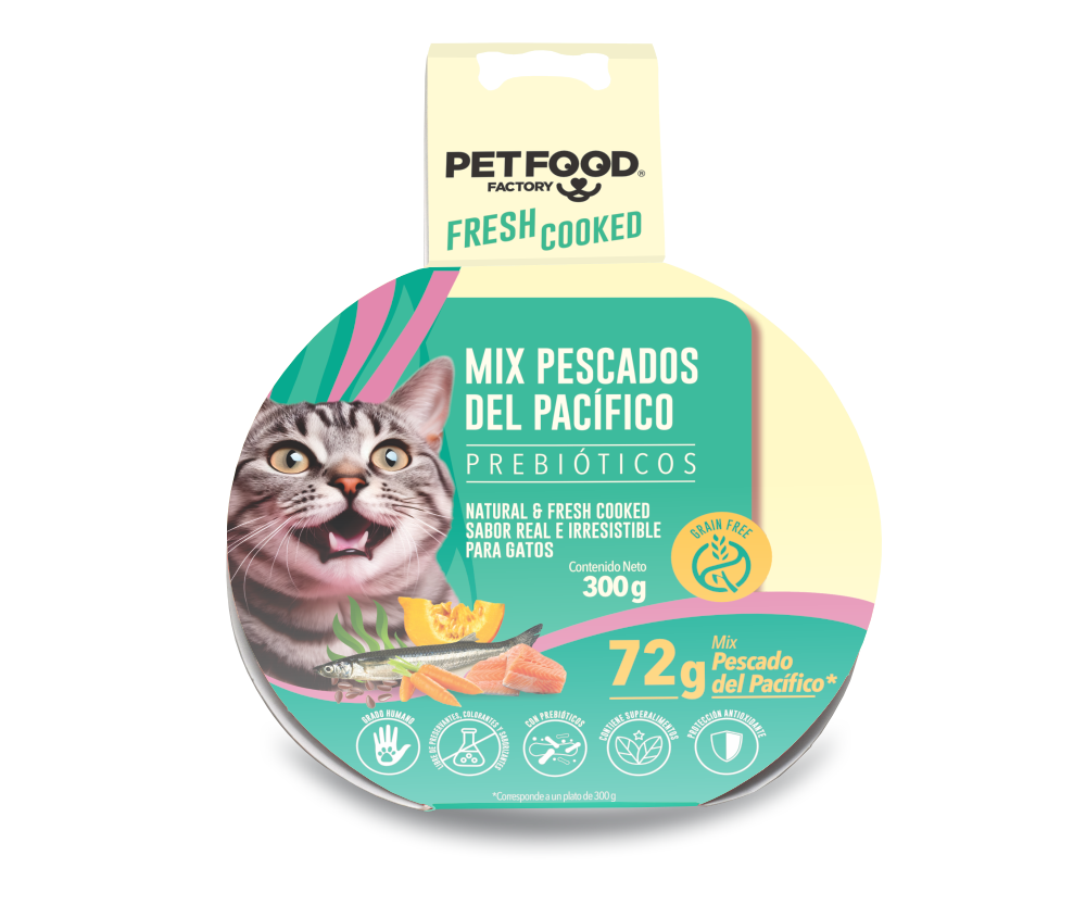 Pet food Factory Mix Pescado del pacifico, pate