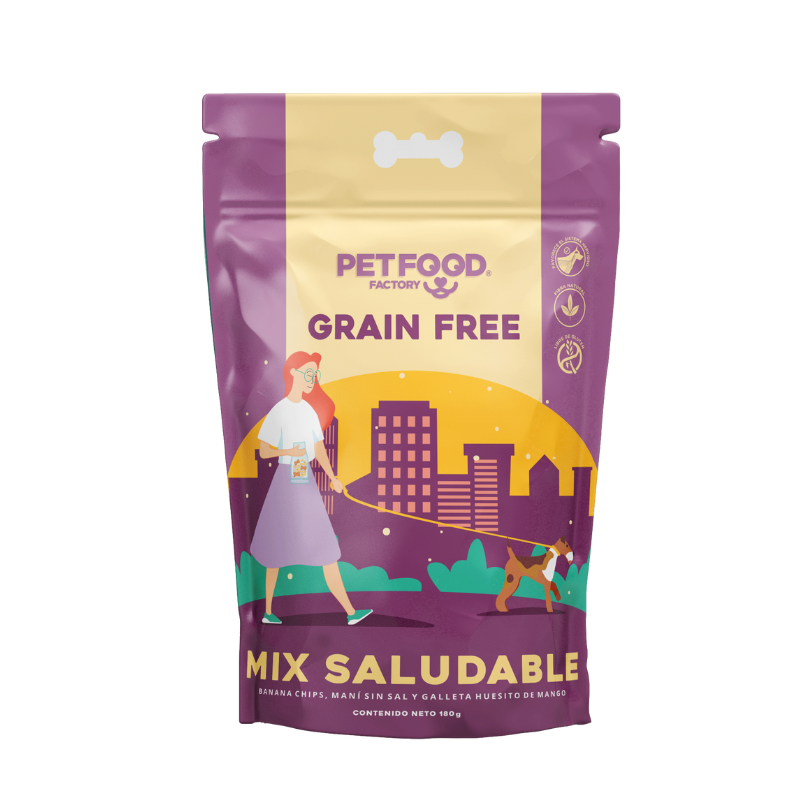 pet Food Factory Huesito mix saludable mango bananna