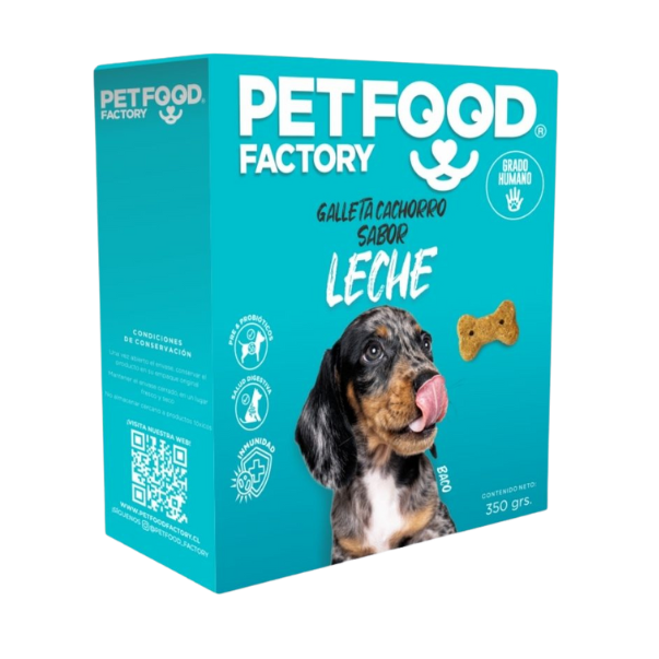 Petfood Factory Galletas de perro cachorro, leche , snack