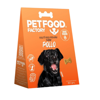 Pet Food Factory Galleta de perro  razas pequeñas cachorro , ,pollo, snack, huesito