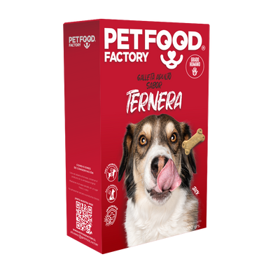 Pet Food Factory Galletas de perro , ternera Adulto