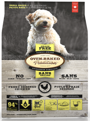 Oven-baked Dog grain free, razas medianas, small breedpollo alimentos para perros libre de granos , pollo obt