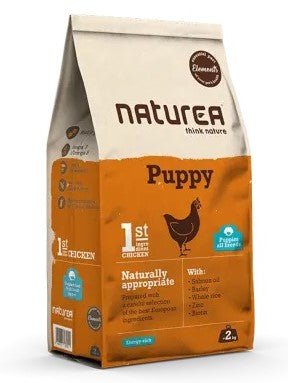 Naturea puppy alimento para cachorros pollo, comida para perros premium, saco de comida, pollo , mascotas