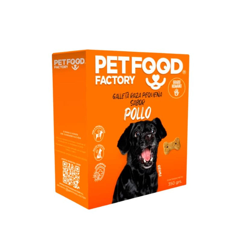 Pet Food Factory Galleta huesitos para perros ras pequeñas pollo , snack