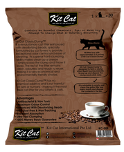 Cargar imagen en el visor de la galería, Kit Cat arena sanitaria para gatos , cat litter aroma coffee , cafe 7 kilos, bentonita, alta aglutinacion, libre de polvo
