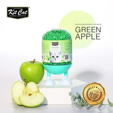 Kit Cat Desodorante, aromatizador de arena para gatos Green Apple