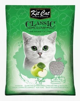 Kit Cat arena sanitaria para gatos , cat litter aroma apple , manzanar 7 kilos, bentonita, alta aglutinacion, libre de polvo