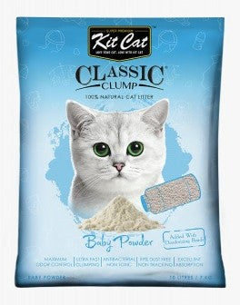 Kit Cat arena sanitaria para gatos , cat litter aroma baby powder 3.5 kilos,bentonita, alta aglutinacion, libre de polvo