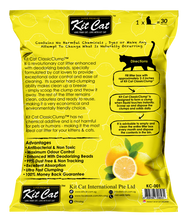 Cargar imagen en el visor de la galería, Kit Cat arena sanitaria para gatos , cat litter lemon , limon 3.5 kilos , bentonita, alta aglutinacion, libre de polvo
