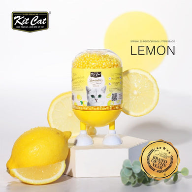 Kit Cat Desodorante, aromatizador de arena para gatos Lemon