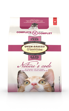 Oven-Baked Nature´s Code Grain Free Chicken es un alimento para gatos libre de granos obt