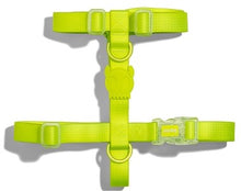 Cargar imagen en el visor de la galería, ZeeDog Neopro Lime H-Harness  practico arnés para perros ,
