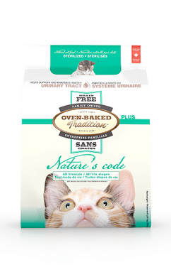 Oven-Baked Nature´s Code Cat Urinary Chicken alimento para gatos  obt