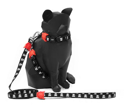 ZeeCat Skull Harness + Leash Set  set de arnés para  gato